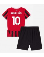 AC Milan Rafael Leao #10 Domácí dres pro děti 2024-25 Krátký Rukáv (+ trenýrky)